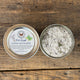 2 jars of Peppermint & Lavender Foot Scrub by Garden Path Homemade . Soap. One jar opened and one with the lid. 100% Natural Essential Oils & Ingredients | Exfoliant