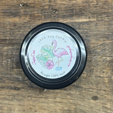 Tropical Oasis Soy Candle (small) - Garden Path Homemade Soap