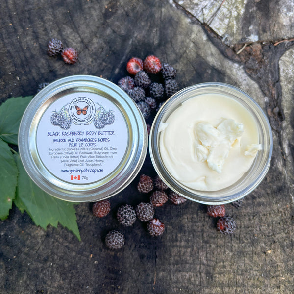 Black Raspberry Body Butter | Intense Moisturizer - Garden Path Homemade Soap