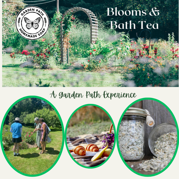 Fleurs et thé de bain : L'expérience d'un chemin de jardin - Garden Path Homemade Soap