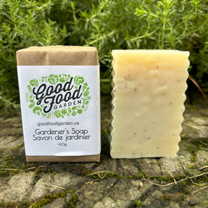 Pain de savon du jardinier | Savon exfoliant 100% naturel aux huiles essentielles - Garden Path Homemade Soap