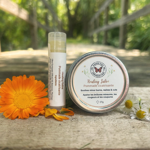 Healing Salve | 100% Natural Ingredients & Essential Oils | Body Care - Garden Path Homemade Soap