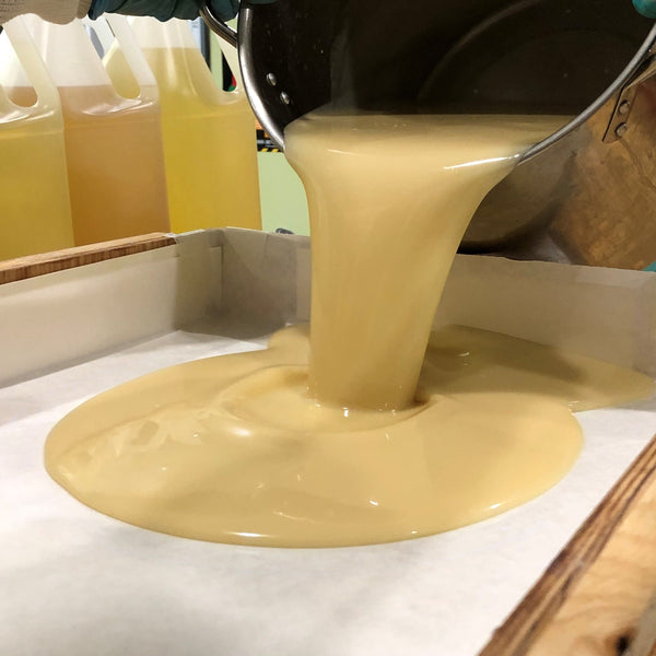pouring soap