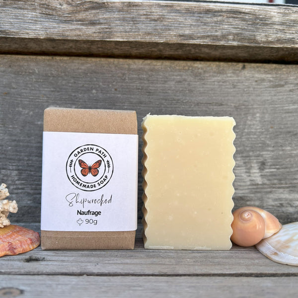 Shipwrecked Bar Soap (limited time) | Ocean Fresh Fragrance - Garden Path Homemade Soap