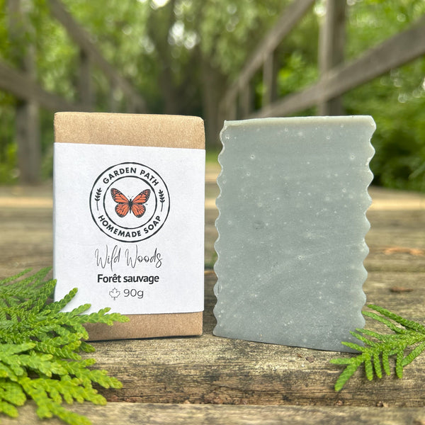Wild Woods Bar Soap | 100% Natural  Essential Oils - Garden Path Homemade Soap