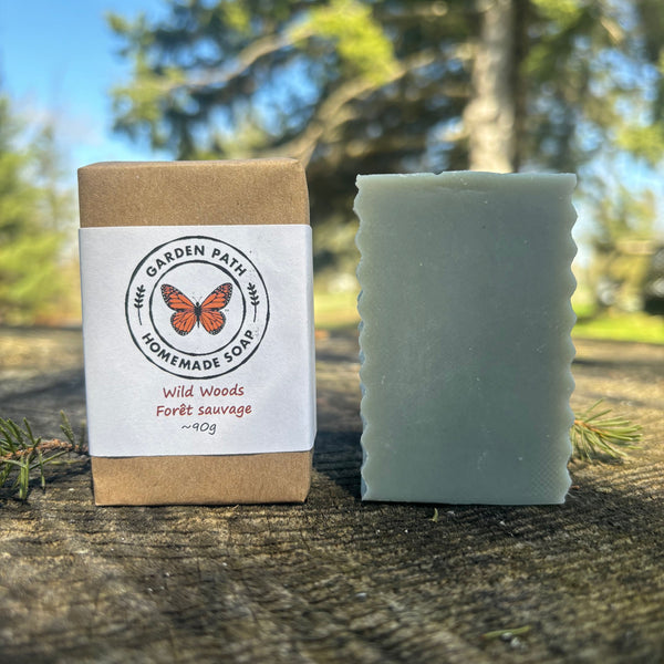 Wild Woods Bar Soap | 100% Natural  Essential Oils - Garden Path Homemade Soap