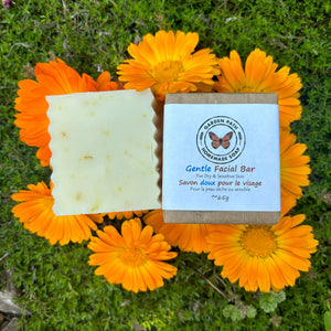 Facial Bar Soap - Gentle | Dry, Sensitive Skin | 100% Natural Ingredients - Garden Path Homemade Soap