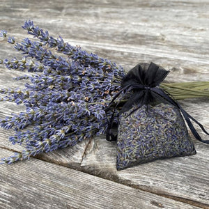 organically grown lavender bud sachet