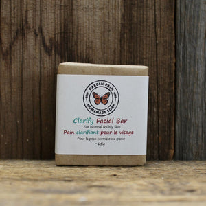 Facial Bar Soap - Clarify | Normal-Oily Skin | 100% Natural Ingredients - Garden Path Homemade Soap