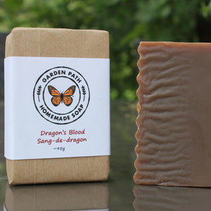 Dragon's Blood Bar Soap | Lightly Scented with Dragon's Blood Fragrance - Garden Path Homemade Soap