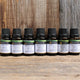 7 bottles of Essential Oil - sweet orange, lavender, peppermint, patchouli, eucalyptus, lemongrass, teatree