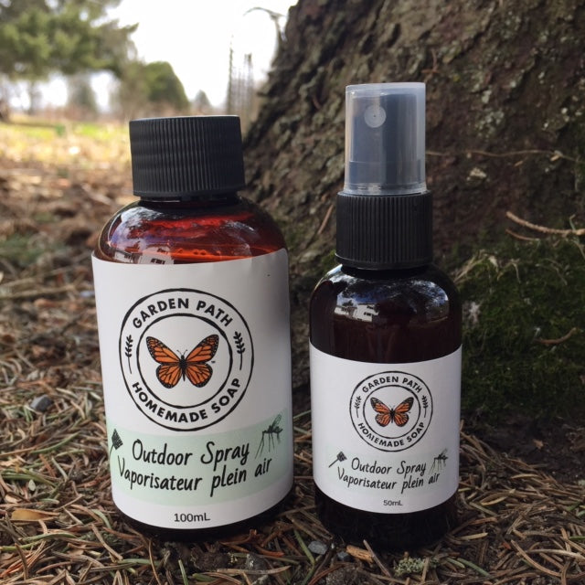 chemical free bug spray for garden Natural Outdoor Spray - Garden Path Homemade Soap