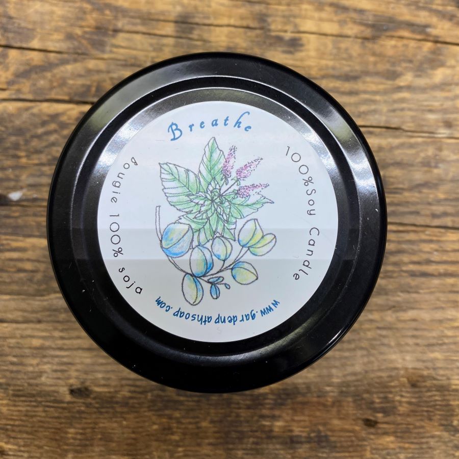 Breathe Soy Candle (small) - Garden Path Homemade Soap