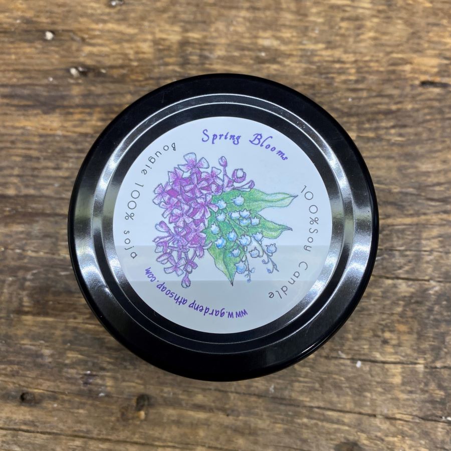 Spring Bloom Soy Candle (small) - Garden Path Homemade Soap