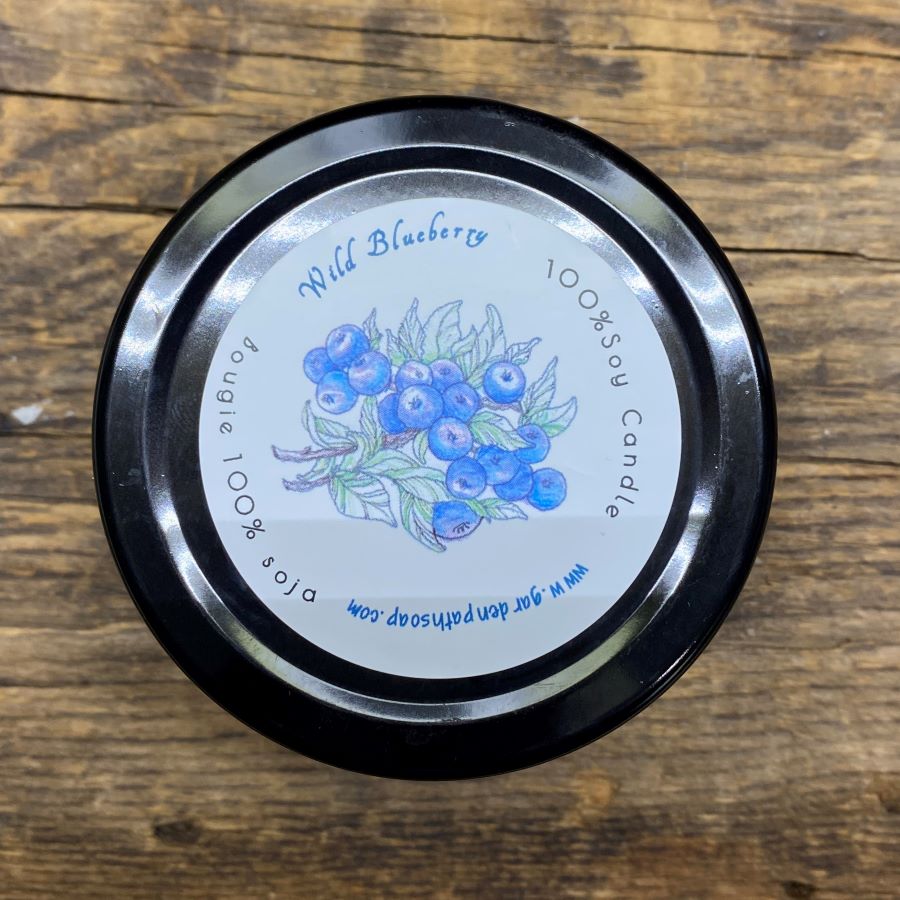 Wild Blueberry Soy Candle (small) - Garden Path Homemade Soap
